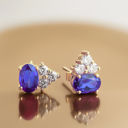 Pendientes Grace Tanzanita