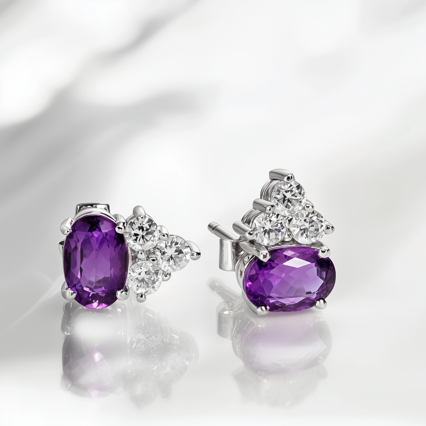 Pendientes amatista Purple Grace