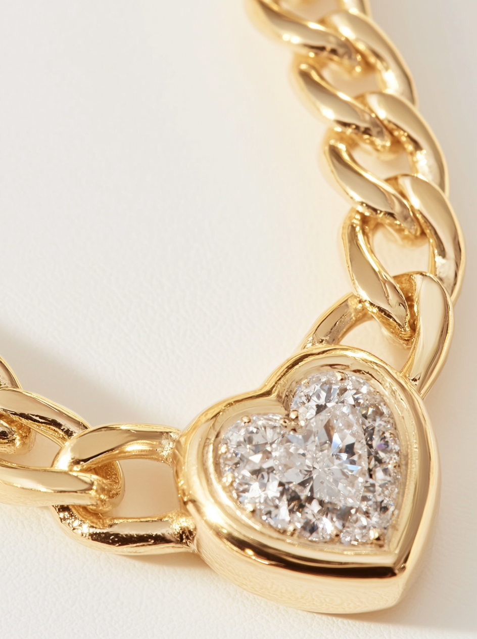 Collar corazón Ágape