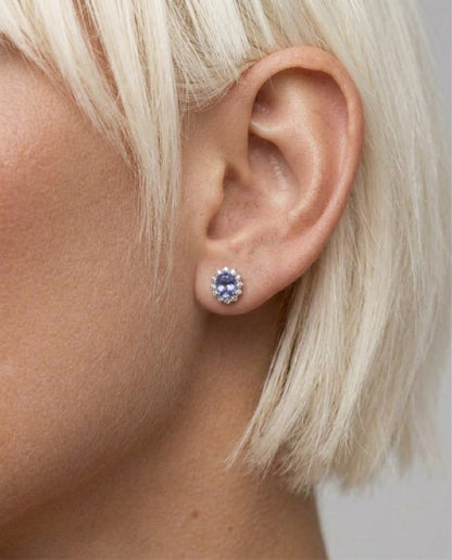 Pendientes Tanzanita Diana