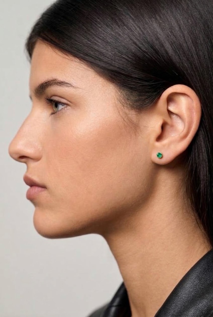 Pendientes esmeralda Charlotte