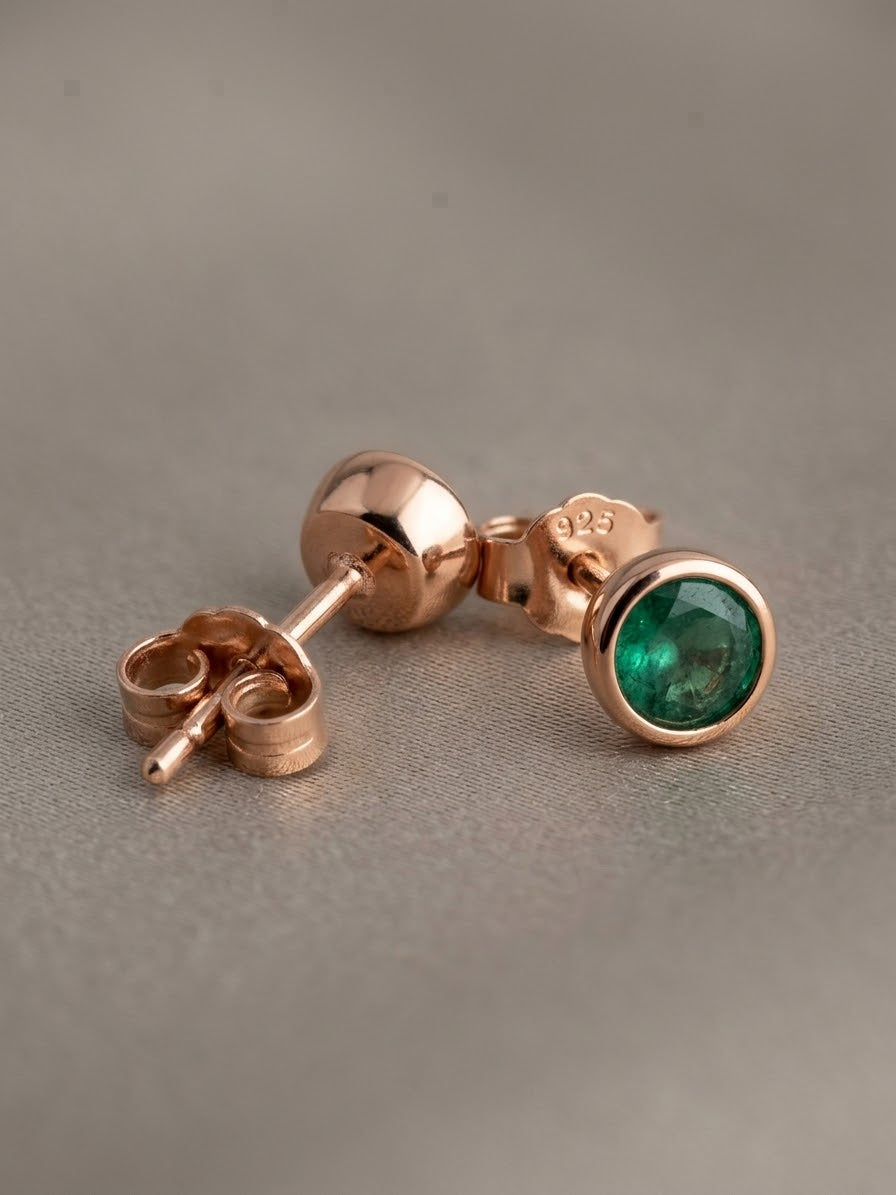 Pendientes esmeralda Charlotte
