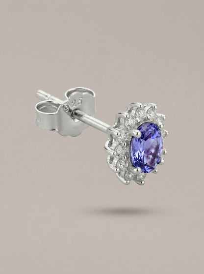 Pendientes Tanzanita Diana