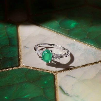 Anillo esmeralda Grace