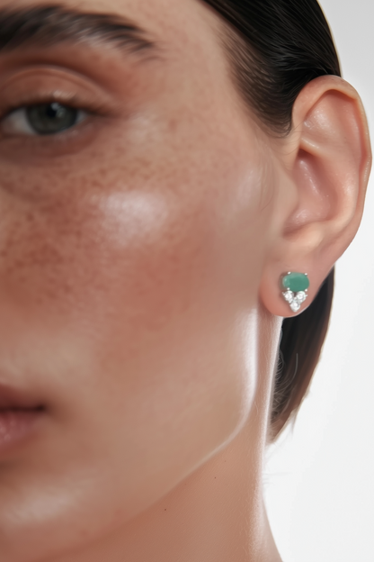 Pendientes esmeralda Grace