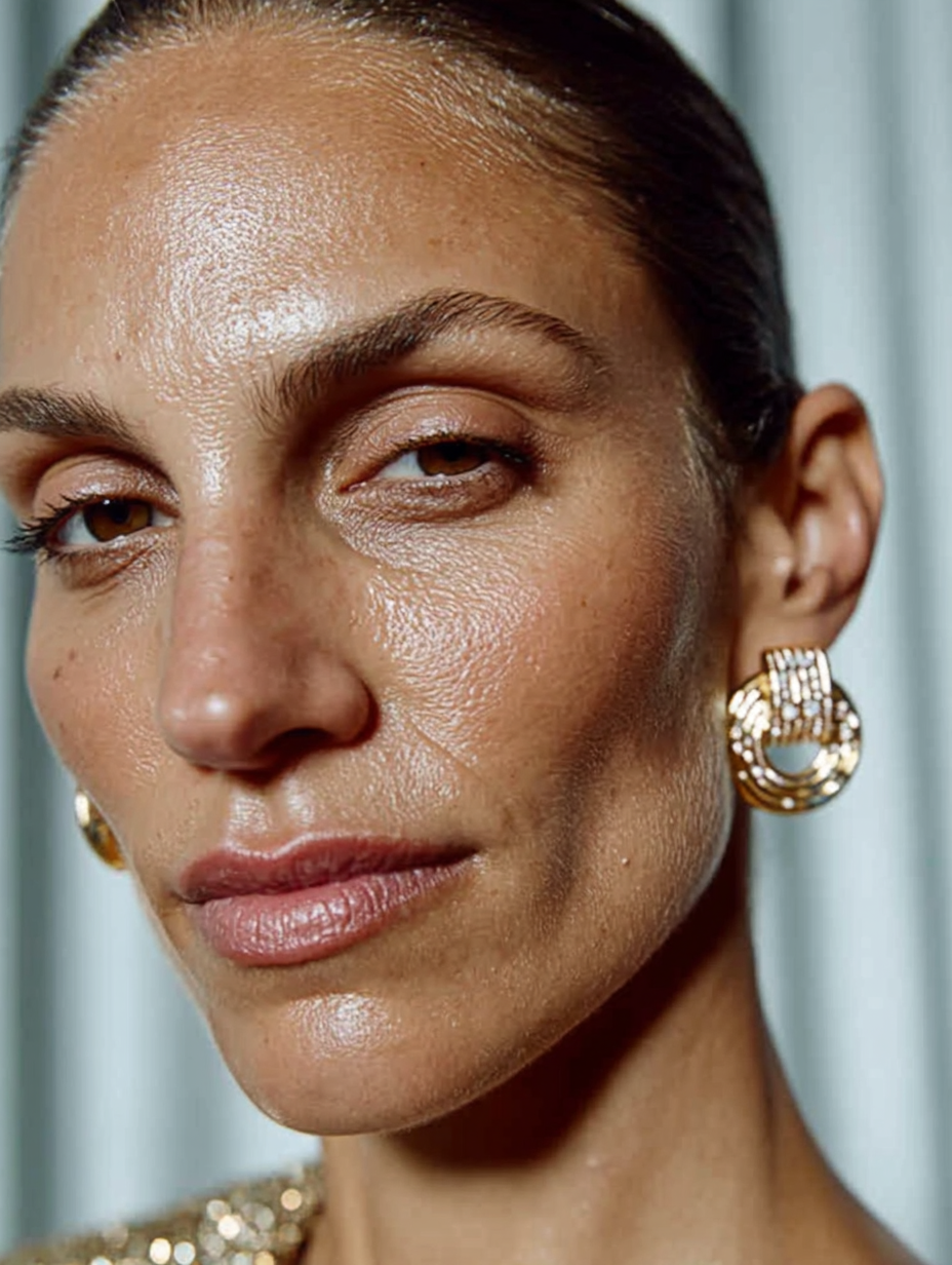 pendientes oro fiesta