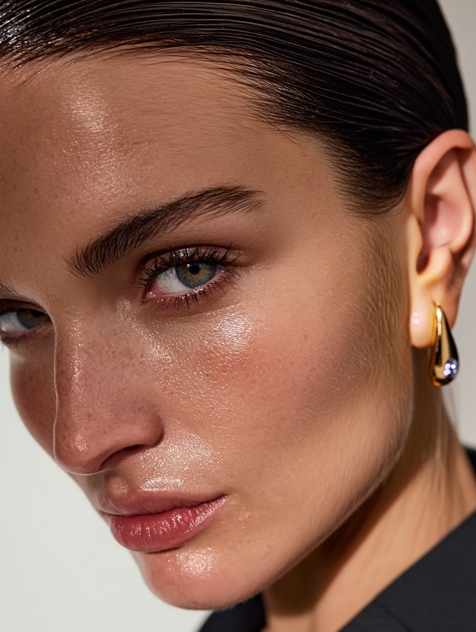 pendientes gota drop tanzanita oro